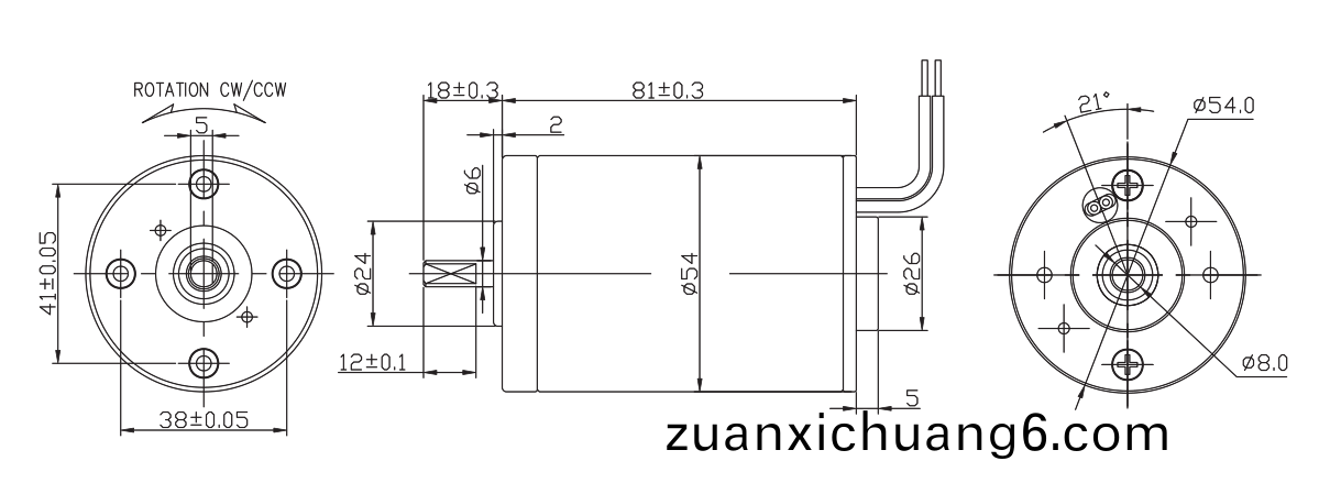 OT-RK-3428PH-2663-104有刷电机_按摩器电机_玩具马达_按摩器电机厂家-万至达电机