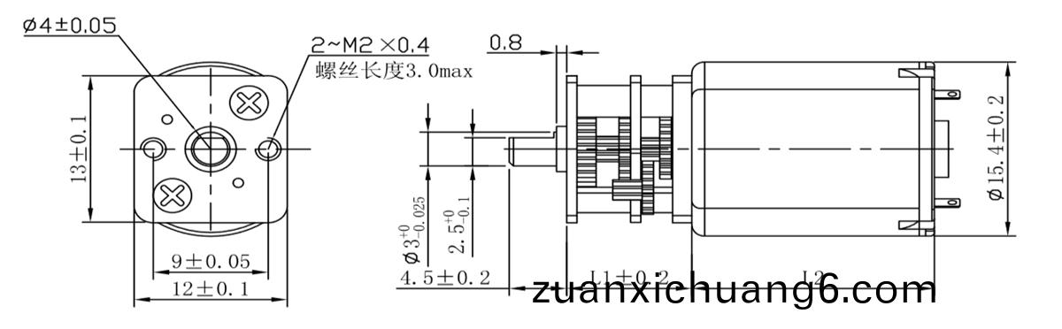 OT-13GA减速电机_小型减速机_直流减速电机_微型电机定制-万至达电机