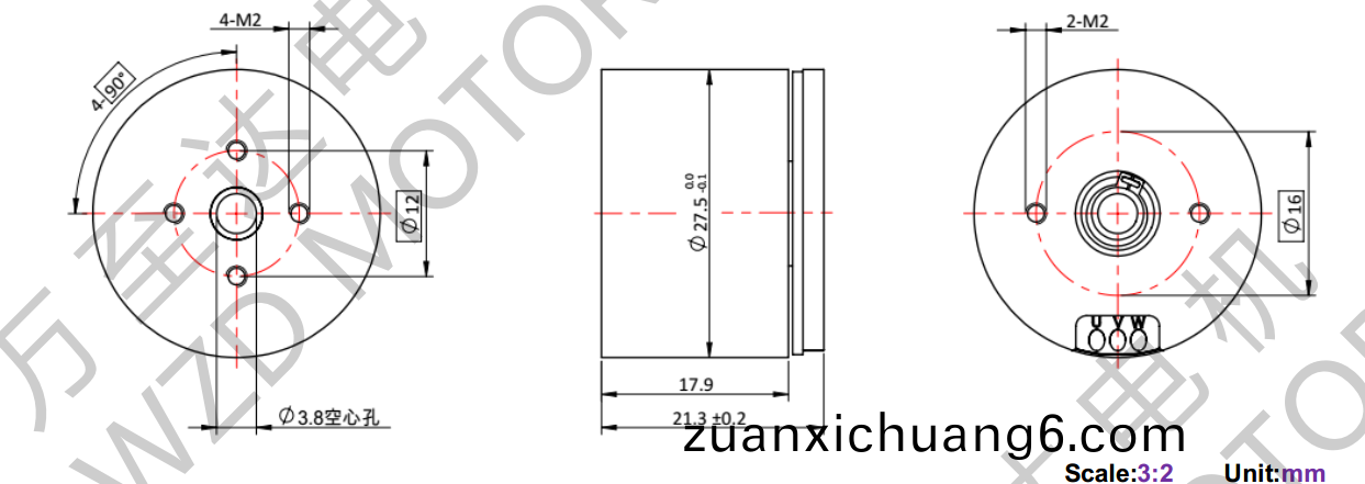 OT-EM2820BLDC无刷电机-万至达电机