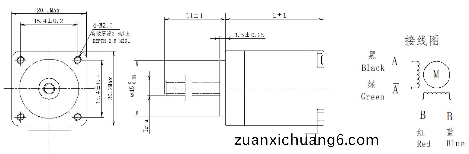 20系列丝杆电机结构